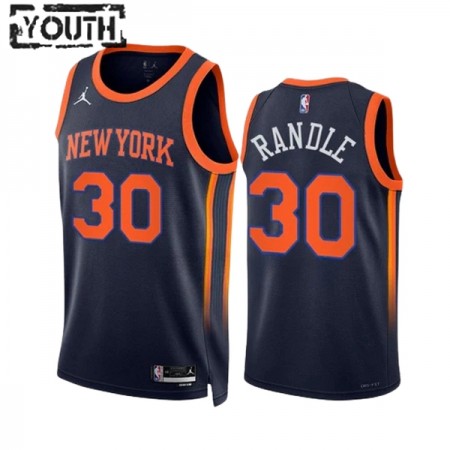 Maillot Enfant New York Knicks Julius Randle 30 2022-23 Jordan Statement Edition Navy Swingman
